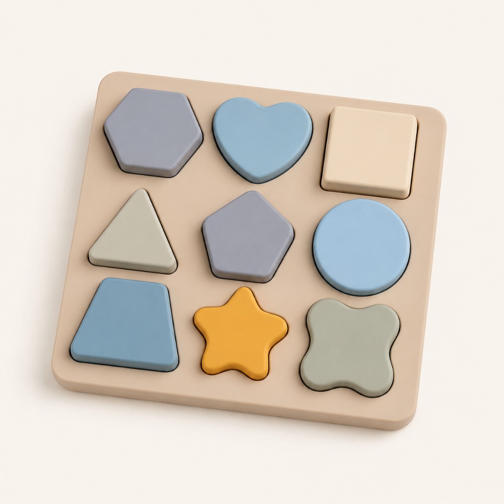 Vormen puzzel VintaToys productfoto
